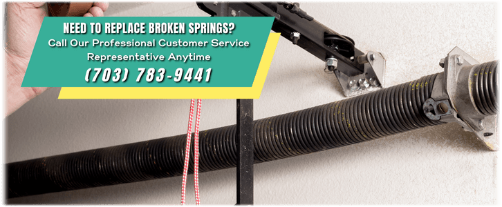 Broken Garage Door Spring Repair Alexandria VA (703) 783-9441